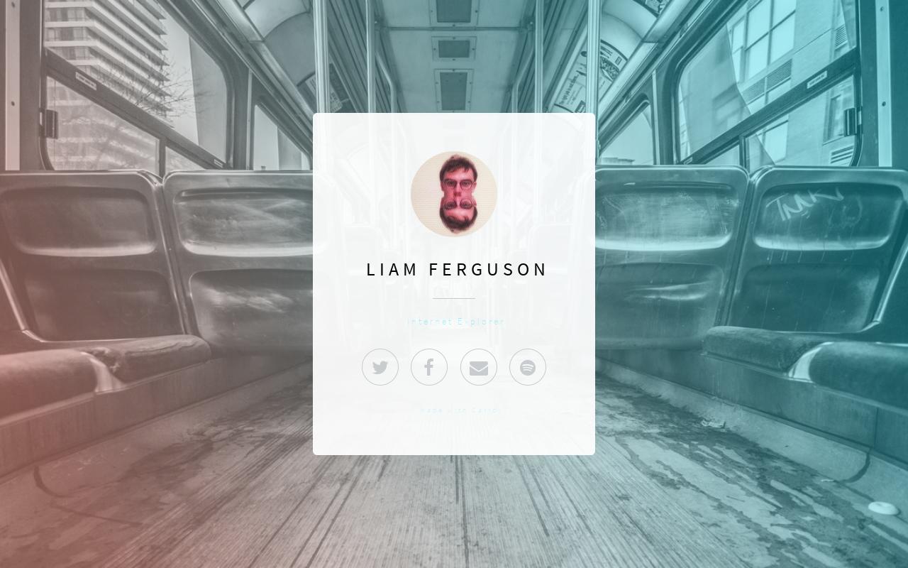 Carrd profile picture for @liam
